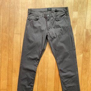 Theory Raffi Slim Fit Casual Pants ARMY GREEN